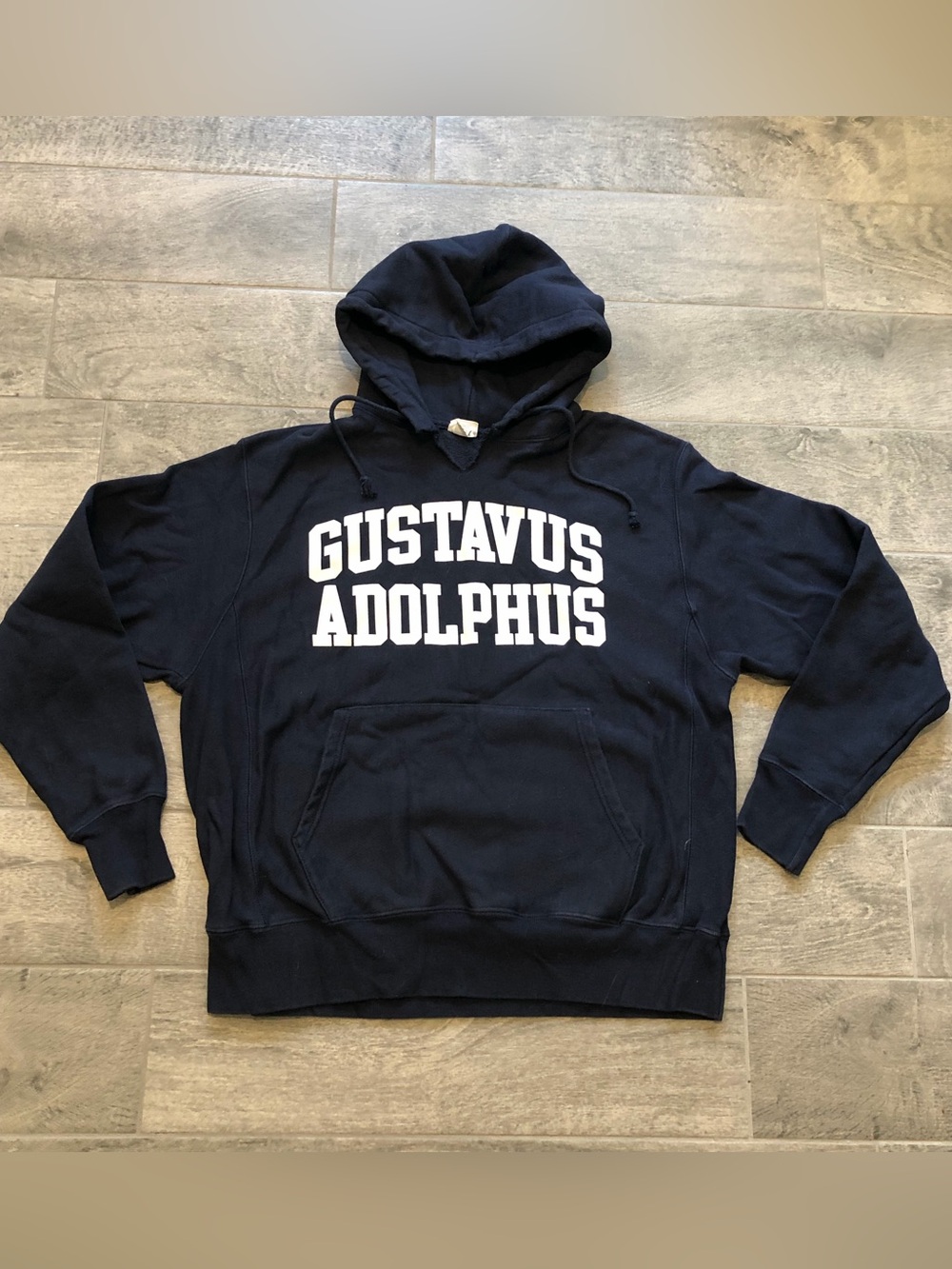 Vintage Y2K Gustavus Adolphus College Champion Reverse Weave Hoodie Mens Size L